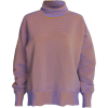 Nagnata hi neck rib duochrome sweater - Pullover - 