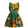 Nala Pineapple-print Cotton Dress - Obleke - 