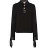 Nanushka Agnes Vegan Leather-Trimmed Cre - Pullovers - $325.00  ~ £247.00