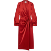 Nanushka - Satin wrap dress - 连衣裙 - $520.00  ~ ¥3,484.17