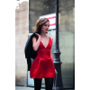 Nathalie Portman in a red dress - モデル - 