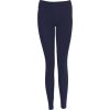 Navy Blue Cotton Leggings Full Length - 紧身裤 - $7.50  ~ ¥50.25