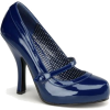 Navy Blue Pinup Couture Maryjane Pump - 6 - Schuhe - $50.00  ~ 42.94€
