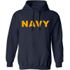 Navy Hoodie - Puloverji - 