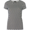 Navy Geometric Print T-Shirt - Magliette - £5.00  ~ 5.65€