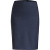 Navy Penciil Skirt - Skirts - 