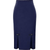 Navy Skirt - Suknje - 