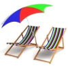 Beach Chairs - Objectos - 