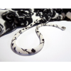 Necklace black and white Handmade jewels - Halsketten - 62.00€ 