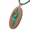 Necklace symbol of yoga Bright female wo - Pendants - $14.99 
