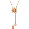 Negligee Necklace Coral 1900s-1910s - Necklaces - 