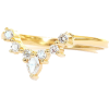 Nesting Ring Unique Diamond Side Wedding - Aneis - 