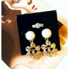 Neue Elegante Gold Farbe Ohrstecker aus  - Earrings - 