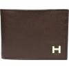 New Tommy Hilfiger Men's Brown Leather Slim Passcase Wallet - Wallets - $27.99 