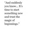 New Beginnings - Texts - 