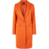 New Look longline coat in orange - 外套 - 