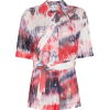 New Season  ASAI tie-dye crinkle shirt - Srajce - kratke - 