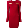 New Season  BALMAIN Rib knit mini dress - sukienki - 