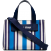 New Season  MIU MIU blue small striped c - Bolsas pequenas - 