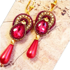 New Soutache earrings. Long chandelier e - Naušnice - 