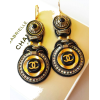 New earrings made of authentic buttons. - Uhani - 