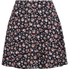 Newlook Black Ditsy Floral Skater Skirt - Юбки - £12.99  ~ 14.68€