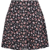 Newlook Black Ditsy Floral Skater Skirt - Krila - £12.99  ~ 14.68€