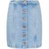 New look Bright Blue Denim Button Front  - Suknje - £19.99  ~ 22.59€