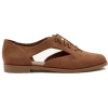 New look Tan Suedette Cut Out Lace Up Sh - Balerinki - £19.99  ~ 22.59€