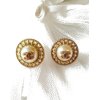 New studs from buttons. Statement earrin - 耳环 - 