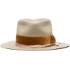 Nick Fouquet Vagues straw fedora hat - Chapéus - 