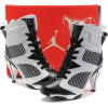 Nike Air Jordan VI 6 Heels Whi - Klasični čevlji - 