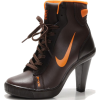 Nike Dunk SB Mid Heels Brown/O - Zapatos clásicos - 