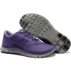 Nike Free 4.0 V2 Grey Purple M - スニーカー - 
