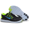 Nike Free 5.0 Black Blue Volt  - Кроссовки - 