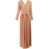 Nina ricci 1980s peach evening gown - Obleke - 