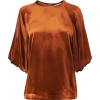 Noemi rust blouse - Рубашки - короткие - 
