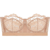 Nude Lace Strapless Bra - 睡衣 - 