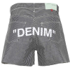 OFF-WHITE Striped denim shorts - Shorts - 