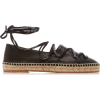 OFF WHITE black leather espadrille - Flats - 