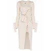 OFF-WHITE knotted layered-look midi dres - Haljine - $1.61  ~ 1.38€