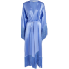 OLIVIA VON HALLE  Silk Fringe-Trim robe - Pidžame - $795.00  ~ 682.81€