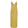 OLIVIA VON HALL silk midi slip dress - Dresses - 