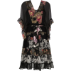 ONE VINTAGE floral print ruffled dress - Vestidos - 