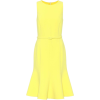 OSCAR DE LA RENTA Belted crêpe dress - sukienki - 