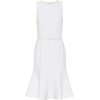 OSCAR DE LA RENTA Belted crêpe dress - Obleke - 