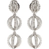 OSCAR DE LA RENTA Crystal-embellished cl - Earrings - 