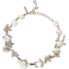 OSCAR DE LA RENTA Silver-tone, crystal a - Necklaces - 