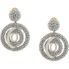 OSCAR DE LA RENTA beaded ring earrings - Kolczyki - 