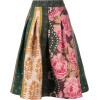 OSCAR DE LA RENTA floral print puffy ski - Skirts - 